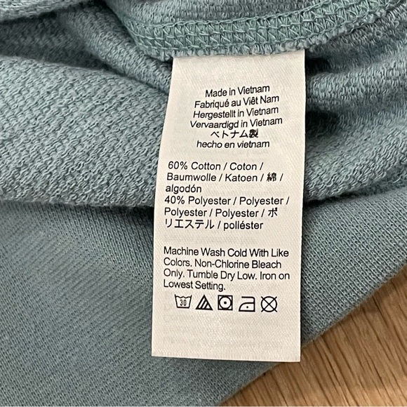 J. Crew Men's Crewneck Sweater in Soft Blue - Picture 3 of 9